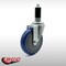Service Caster 5 Inch SS Blue Polyurethane Swivel 1-1/8 Inch Expanding Stem Caster Brake, 2PK SCC-SSEX20S514-PPUBBLUE2-TLB-2-MTG43 - alternate 4